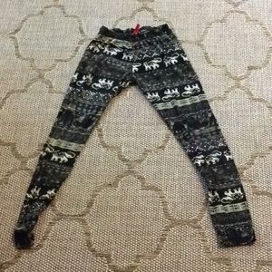 Girls Elephant Print Leggings